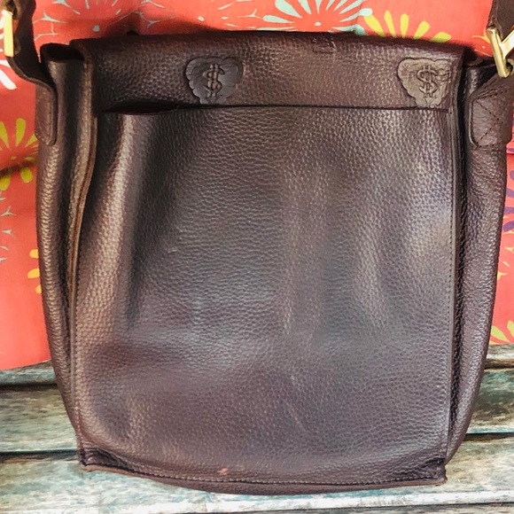 Gene Simmons Limited Edition Pebble Leather Messenger Money Bag KISS Numbered - Picture 15 of 16